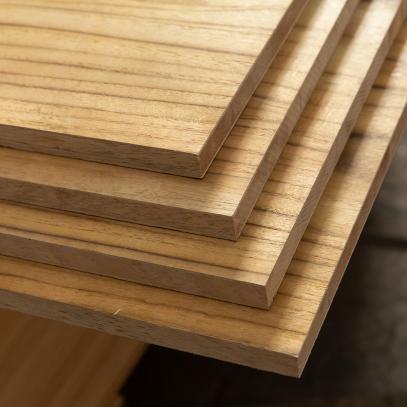 NATURAL TEAK faced PLYWOOD
